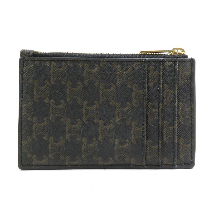 Celine Coin Case Coin Purse Brown — view 3