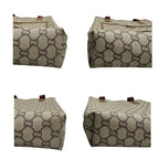 Gucci GG Plus Brown Supreme Canvas Leather Tote — view 5