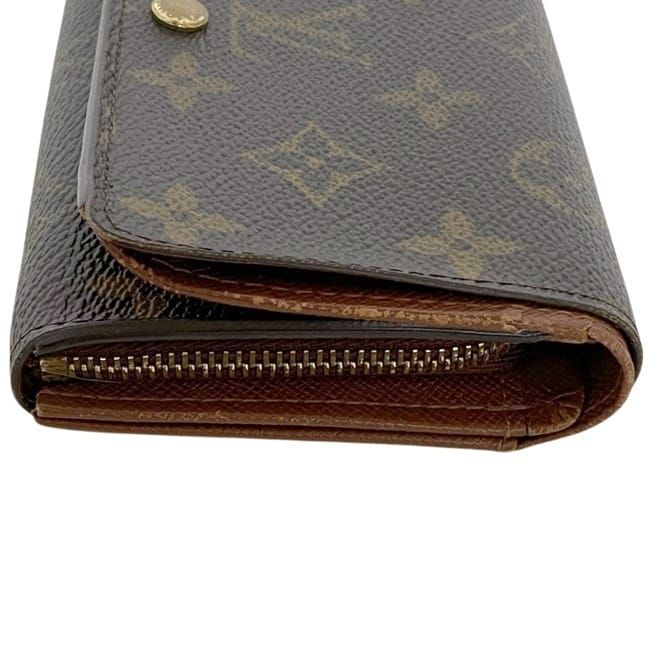Louis Vuitton Bifold Wallet Portmonevier Tresor Monogram Brown — view 9