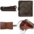 Louis Vuitton Bifold Wallet Compact Zip Monogram Brown — view 2