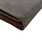 Louis Vuitton Bifold Wallet Compact Zip Monogram Brown — view 9