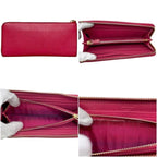 Prada L Zipper Wallet 1 Leather Peonia Pink — view 2