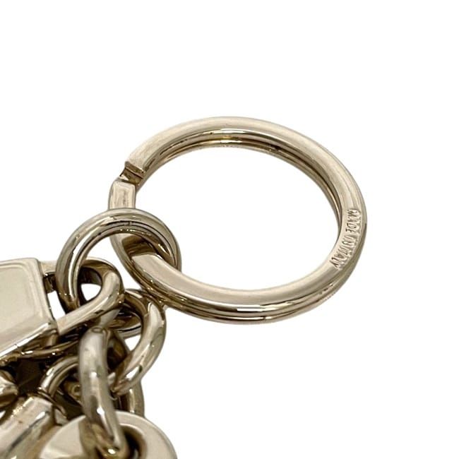 Gucci Charm Bamboo Metal Light Green Gold Yellow Keychain — view 5
