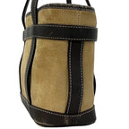 Loewe Mini Bag Anagram 29 Suede Leather Beige Brown — view 8