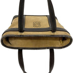 Loewe Mini Bag Anagram 29 Suede Leather Beige Brown — view 4