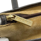 Loewe Mini Bag Anagram 29 Suede Leather Beige Brown — view 6