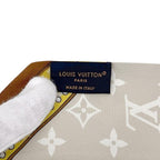 Louis Vuitton Ribbon Scarf Bandeau BB Ultimate Monogram Silk White Chain Pattern — view 4