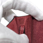 Hermes Shoulder Bag Pochette Onimetou Leather Box Calf Rouge Ash Bordeaux — view 3