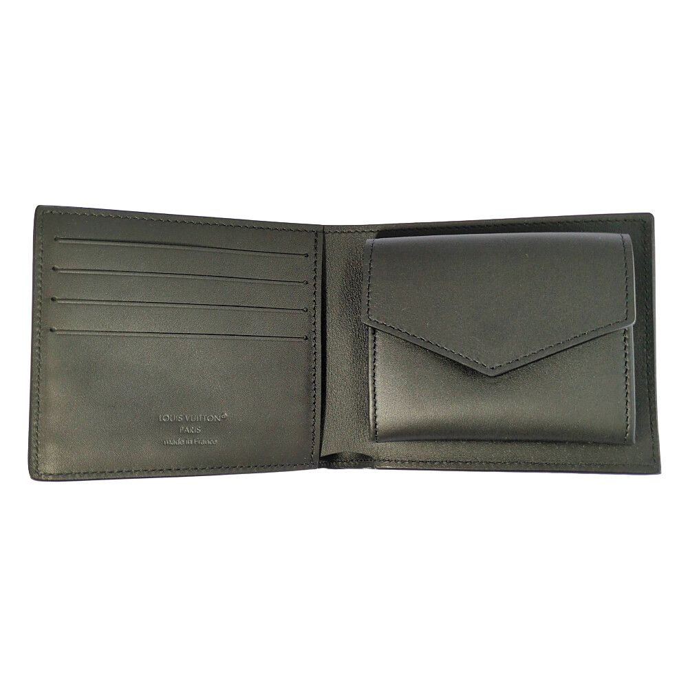 Louis Vuitton LV Aerogram foldedwallet Black Wallet — view 5