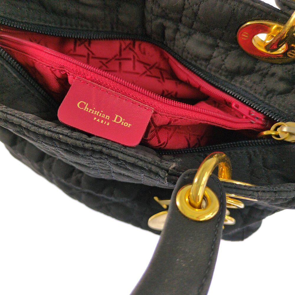 Dior Lady Handbag Black All b — view 6