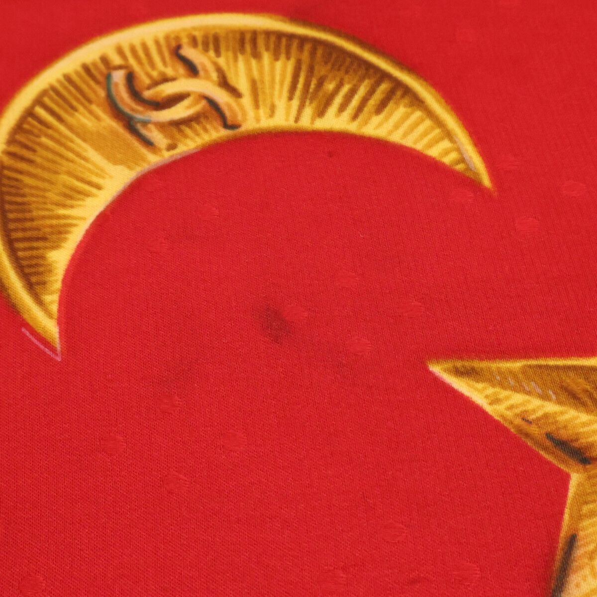 Chanel Vintage CC Logo All Over Print Silk Scarf — view 4