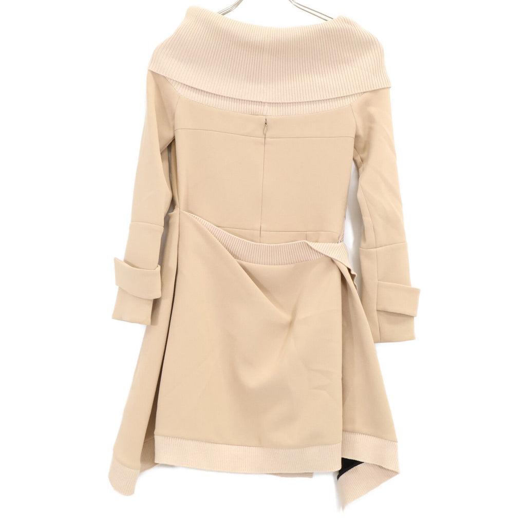 Dior Knit Docking Asymmetric Sweater