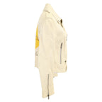 Dior Swords Bee Goat Leather Double Rider's Jacket