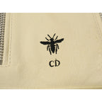 Dior Swords Bee Goat Leather Double Rider's Jacket — view 7