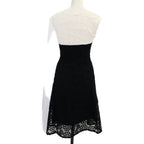 Dior Flower Lace Neck Sleeveless Dress — view 2