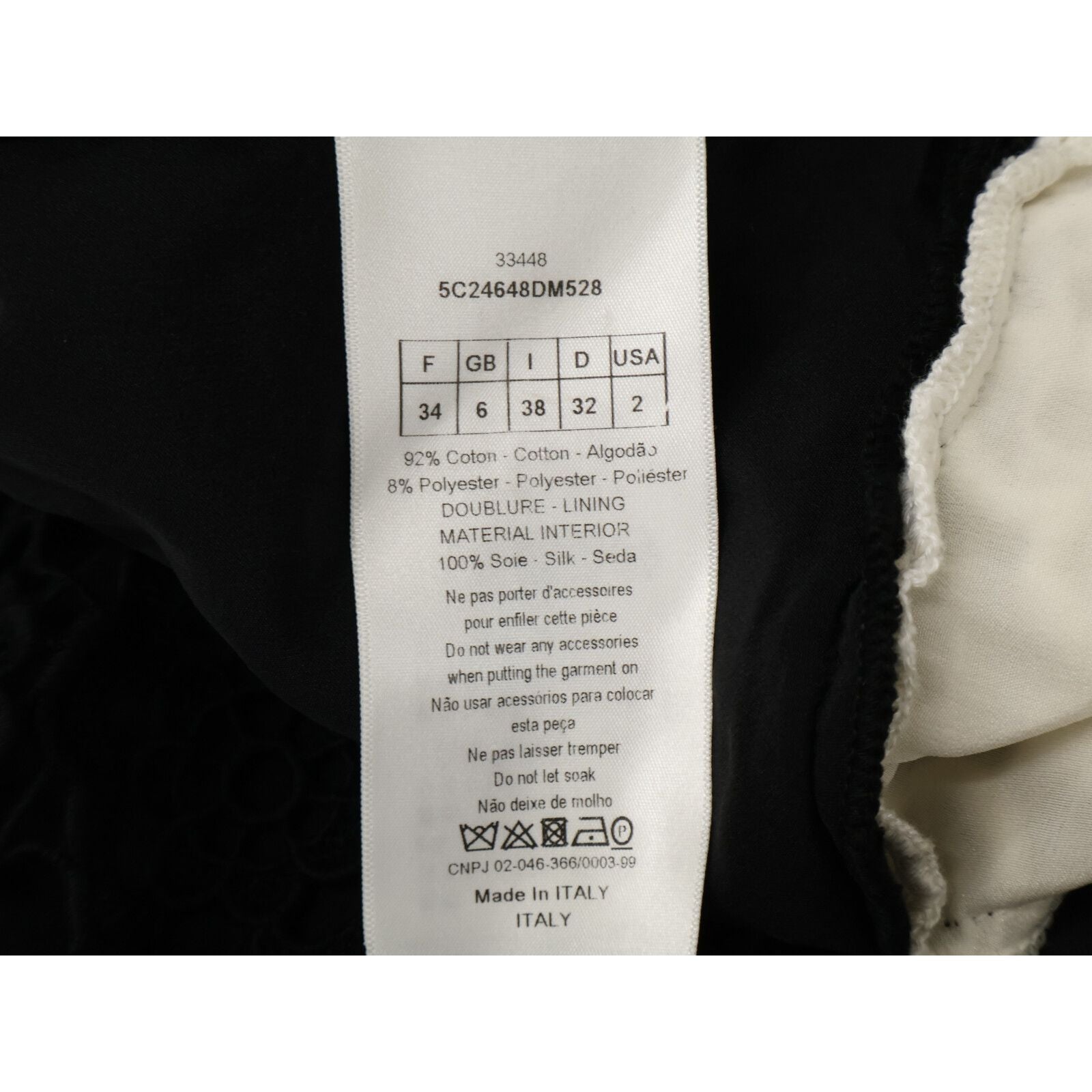 Dior Flower Lace Neck Sleeveless Dress — view 3