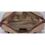 Prada Logo Jacquard Leather Handbag — view 5