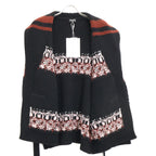 Chanel CC Logo Cashmere Silk Knit Gown Jacket with Belt 38 — view 2