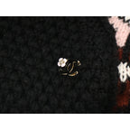 Chanel CC Logo Cashmere Silk Knit Gown Jacket with Belt 38 — view 6