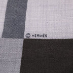 Hermes Jeudadresse Cashmere Silk Carre Scarf — view 7