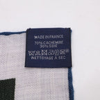 Hermes Jeudadresse Cashmere Silk Carre Scarf — view 5
