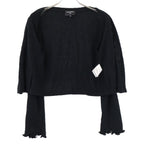 Chanel Pret a Porter Collection Rhinestone Button Ruffle Cardigan 36 — view 3