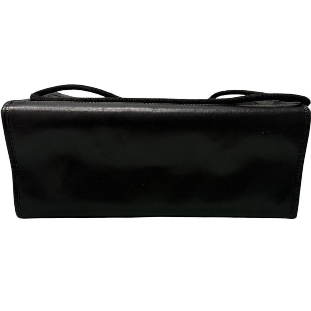 Fendi Mesh Black Gold Leather Tote — view 4
