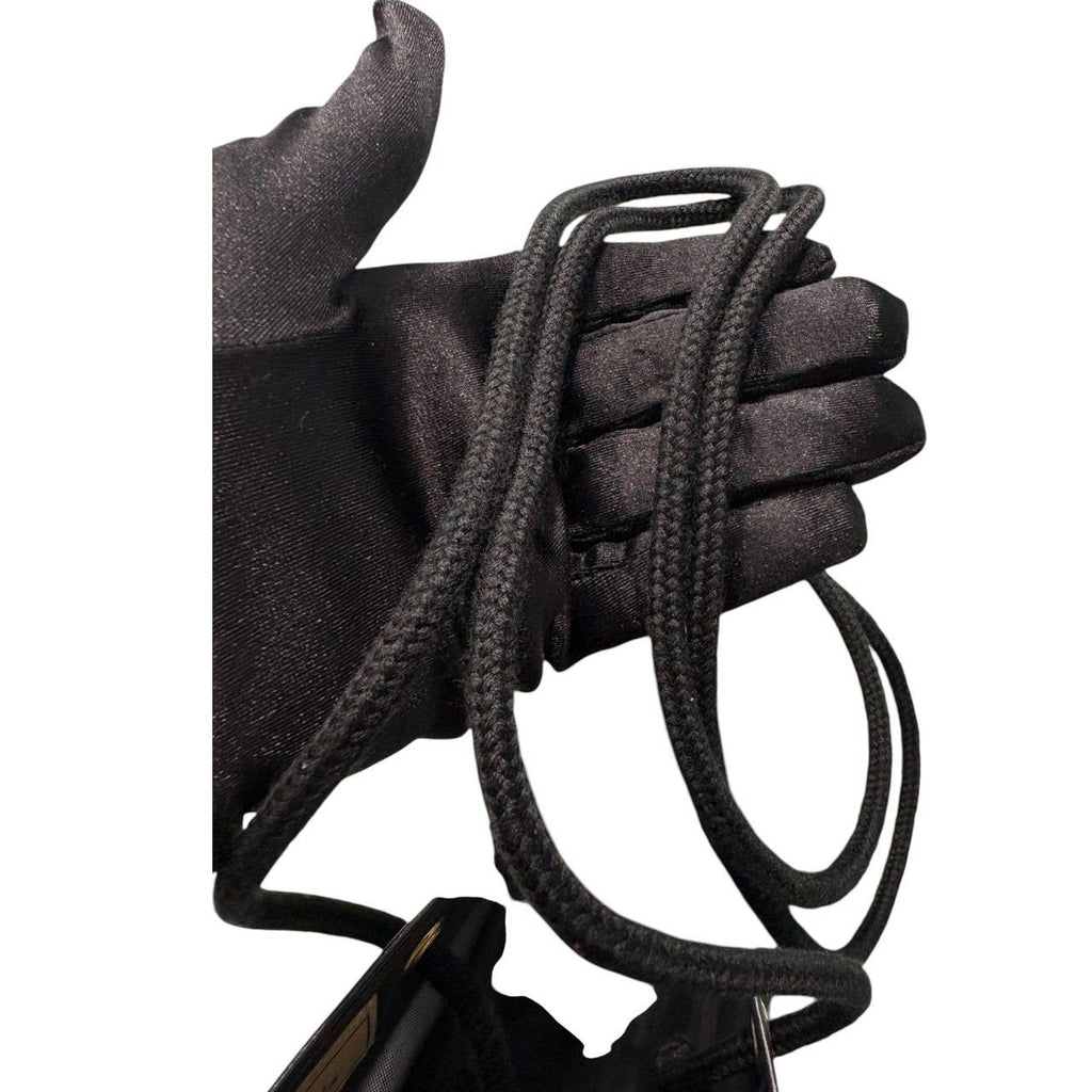 Fendi Mesh Black Gold Leather Tote — view 8