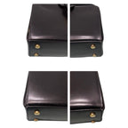 Celine Calf Leather Black Gold Box Handbag — view 5