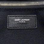 Saint Laurent Tote Liv Ghosh Large Canvas Black Logo — view 6
