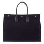 Saint Laurent Tote Liv Ghosh Large Canvas Black Logo — view 2
