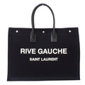Saint Laurent Tote Liv Ghosh Large Canvas Black Logo