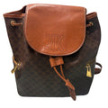 Celine Macadam Brown Gold Backpack