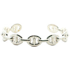 Hermes Chaine D'ancre Enchenebangle Silver Bracelet