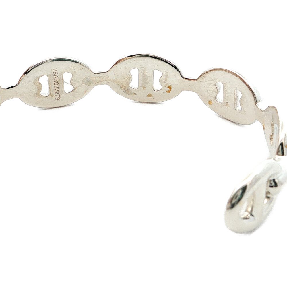 Hermes Chaine D'ancre Enchenebangle Silver Bracelet — view 3