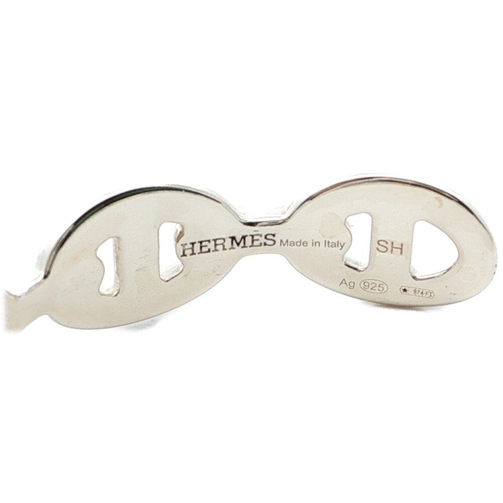 Hermes Chaine D'ancre Enchenebangle Silver Bracelet — view 4