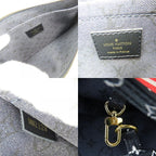Louis Vuitton Tote Bag Neverfull MM Crafty Monogram Giant Cream Rouge White Black — view 7