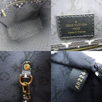 Louis Vuitton Tote Bag Neverfull MM Crafty Monogram Giant Cream Rouge White Black — view 8