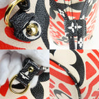 Louis Vuitton Tote Bag Neverfull MM Crafty Monogram Giant Cream Rouge White Black — view 5