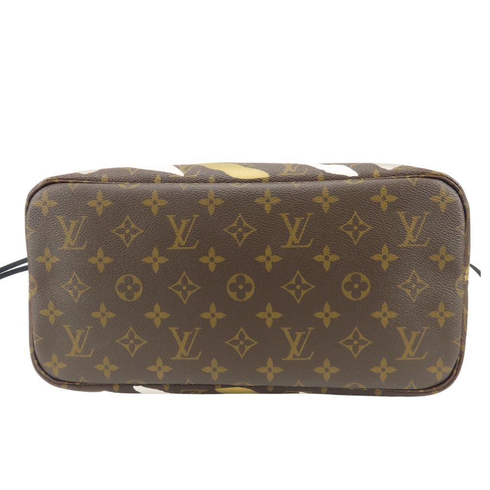 Louis Vuitton Tote Neverfull MM Lol Monogram Brown Black Gold Silver Shoulder Bag — view 4