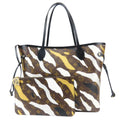 Louis Vuitton Tote Neverfull MM Lol Monogram Brown Black Gold Silver Shoulder Bag