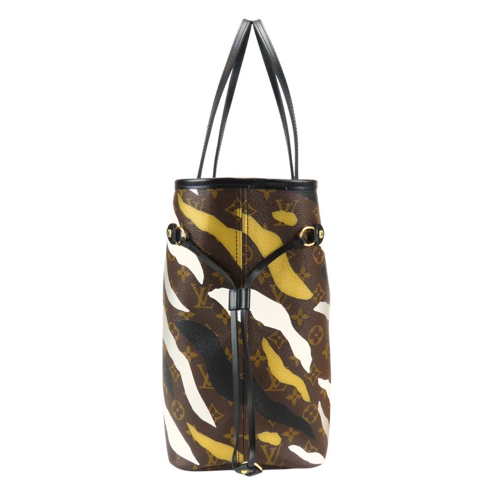 Louis Vuitton Tote Neverfull MM Lol Monogram Brown Black Gold Silver Shoulder Bag — view 3
