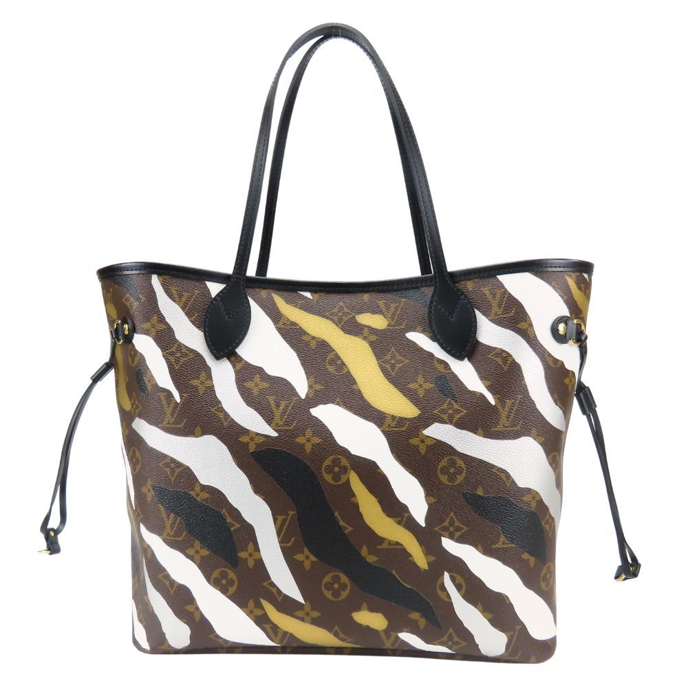Louis Vuitton Tote Neverfull MM Lol Monogram Brown Black Gold Silver Shoulder Bag — view 2