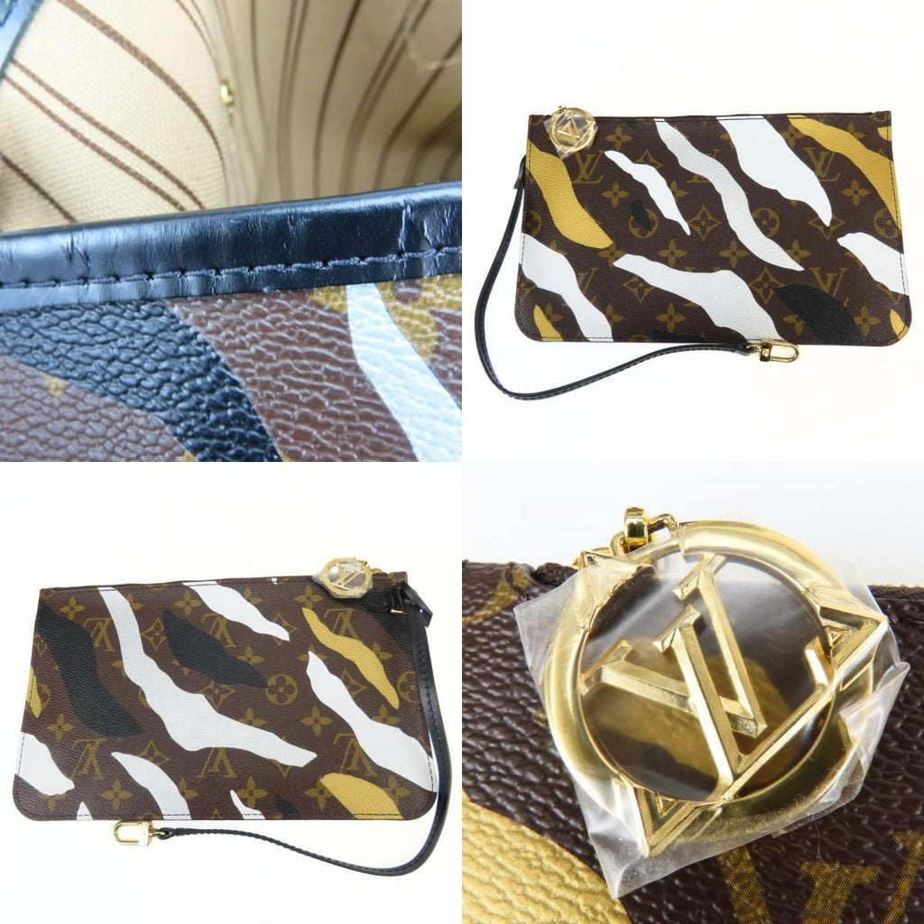 Louis Vuitton Tote Neverfull MM Lol Monogram Brown Black Gold Silver Shoulder Bag — view 6