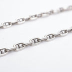 Hermes Chaine D'ancre Bracelet Bangle Calf Silver Mini Ttpm Vintage Anti Claire — view 4
