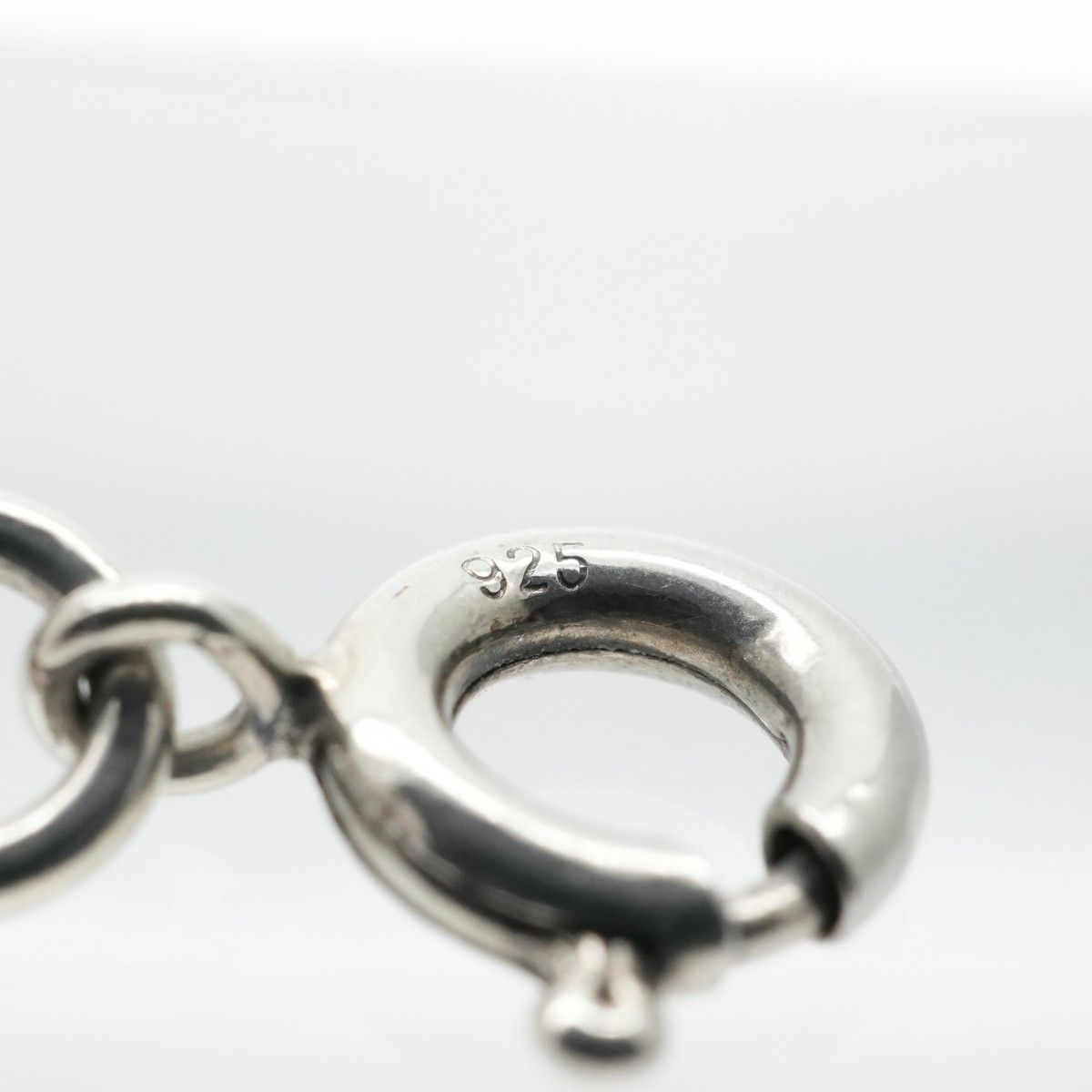 Hermes Chaine D'ancre Bracelet Bangle Calf Silver Mini Ttpm Vintage Anti Claire — view 7