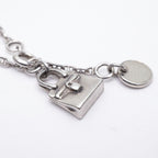 Hermes Chaine D'ancre Bracelet Bangle Calf Silver Mini Ttpm Vintage Anti Claire — view 3