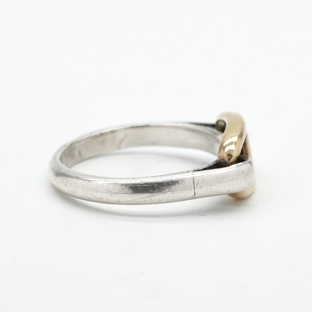 Hermes Chaine D'ancre Ring 750 925 Sterling Silver Gold Enchainee — view 4