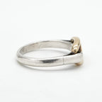 Hermes Chaine D'ancre Ring 750 925 Sterling Silver Gold Enchainee — view 4