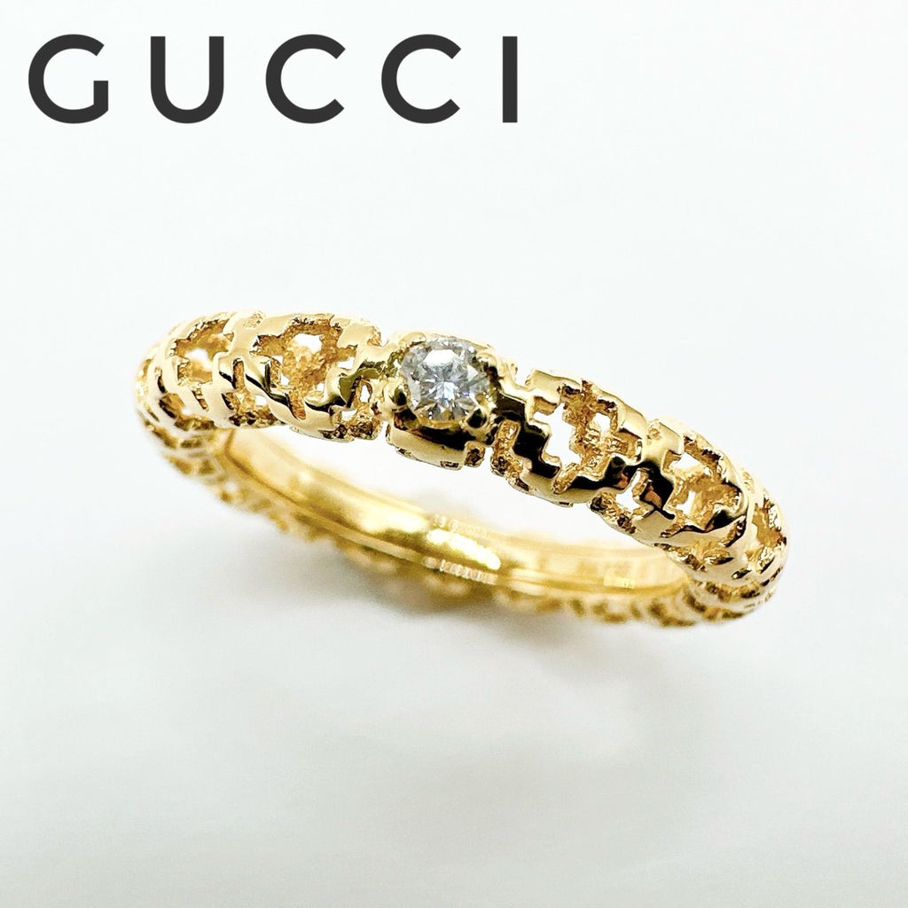 Gucci Diamantissima Diamond Yellow Gold Ring